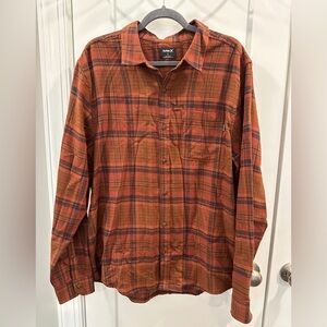 Hurley button down shirt size large